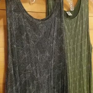 Set of Two Patterned Swing Dresses